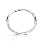 Open Heart Diamond Ring