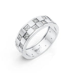Geometric Diamond Panel Band