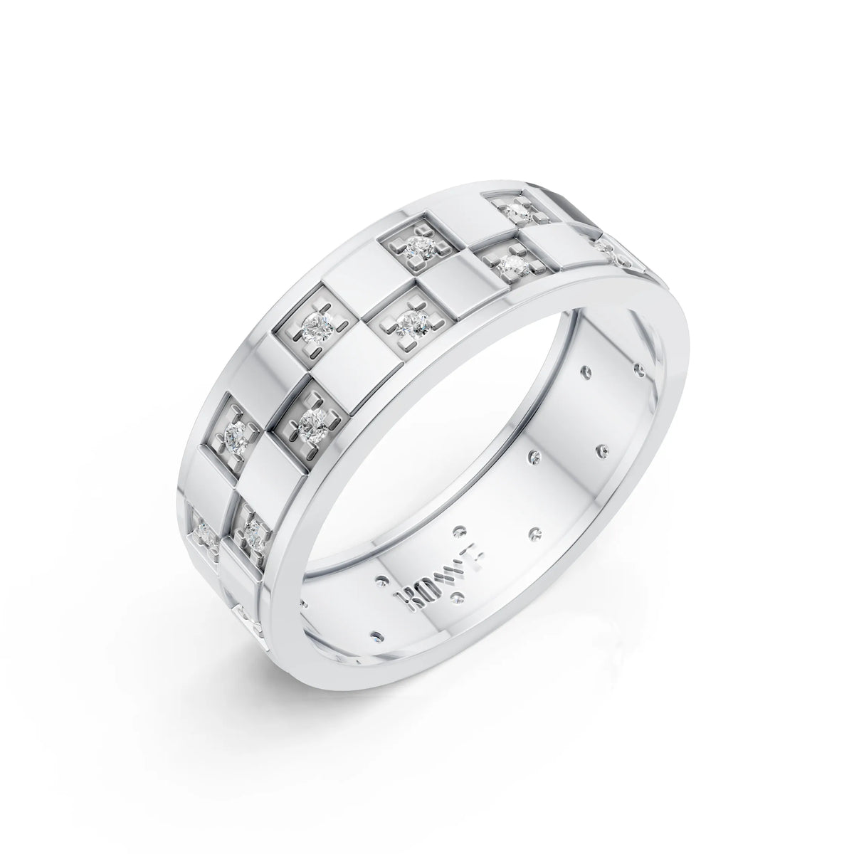 Geometric Diamond Panel Band