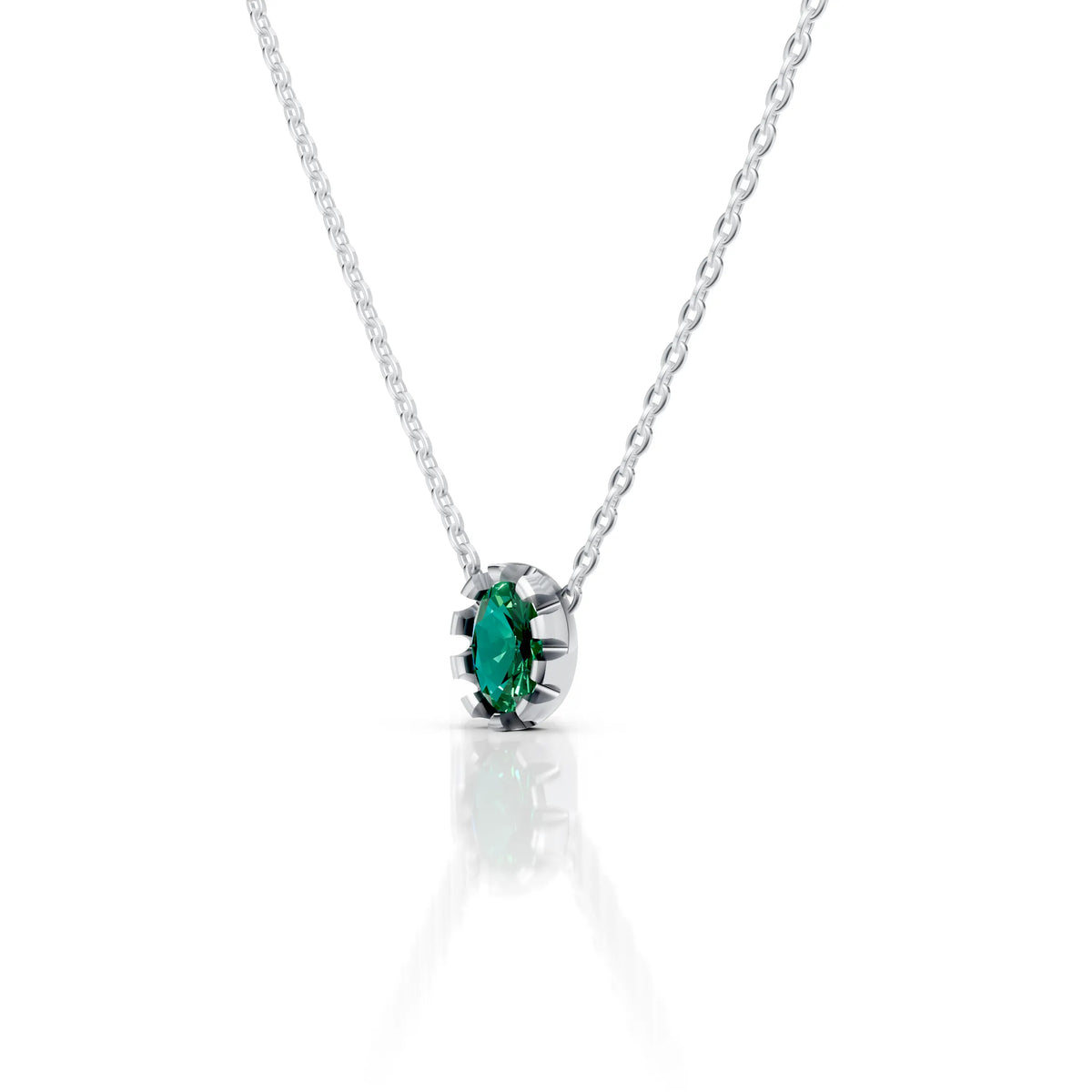Green Oval Pendant