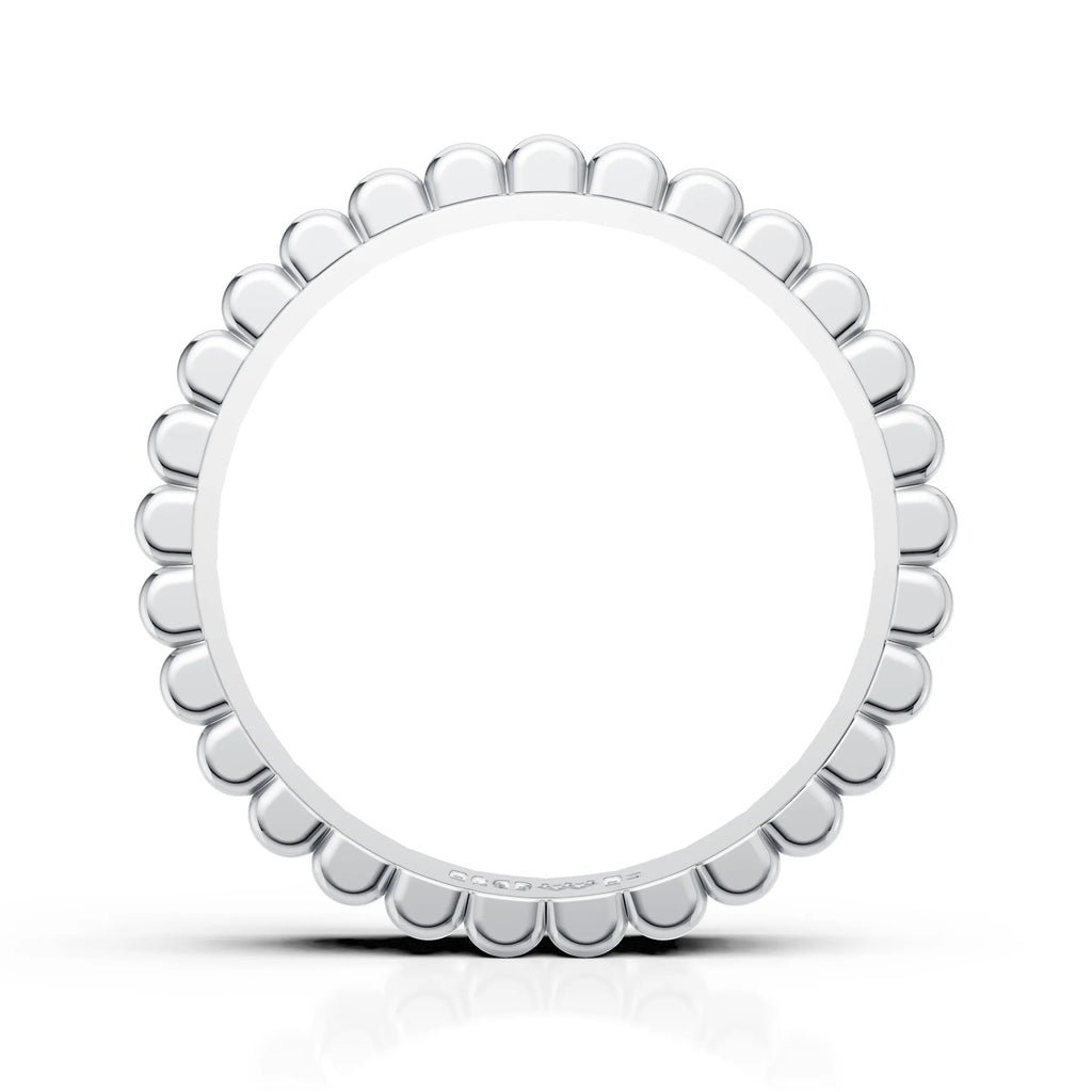 Luxury Ribbed Eternity Band