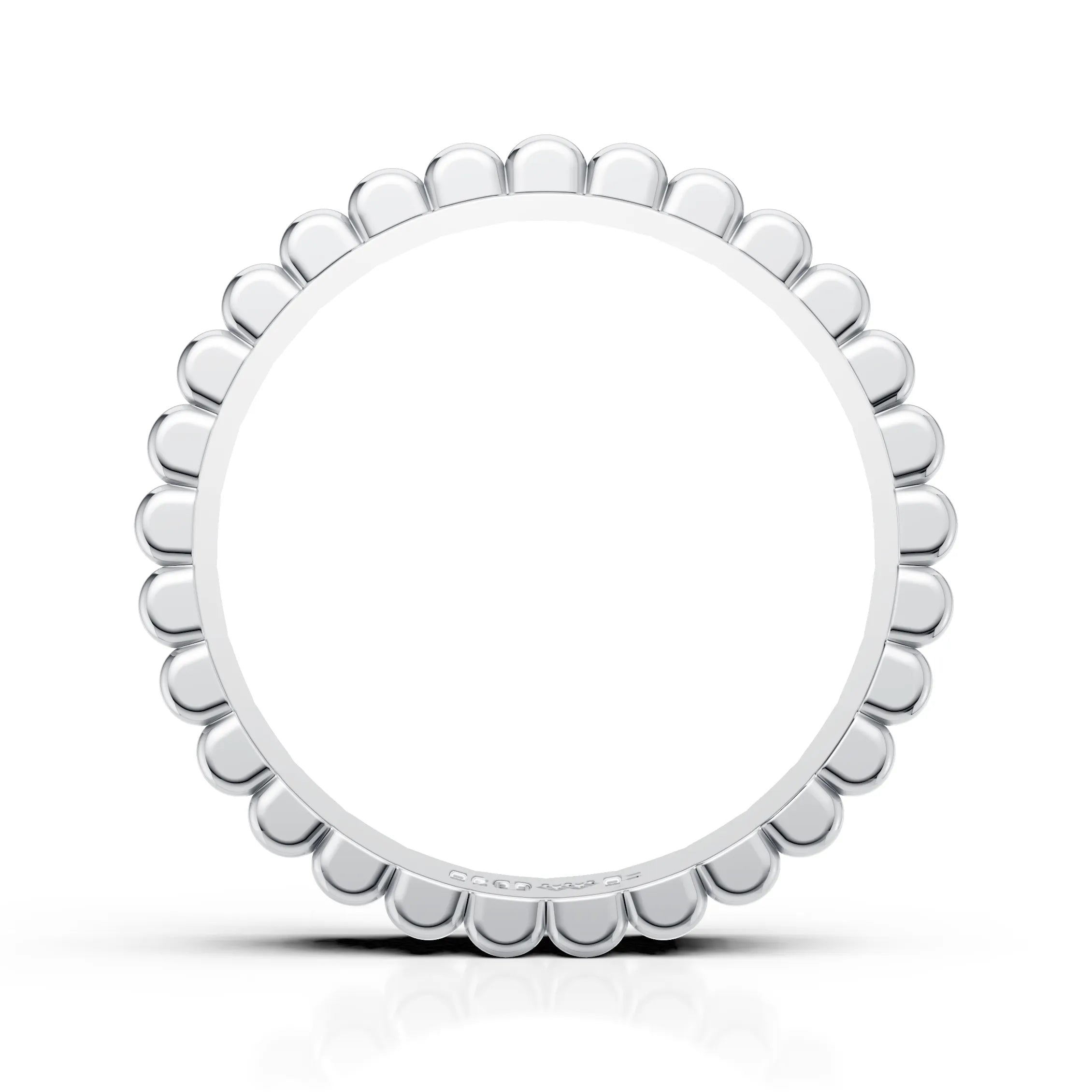 Luxury Ribbed Eternity Band