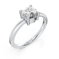Luxury Round Diamond Solitaire Ring