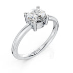 Luxury Round Diamond Solitaire Ring