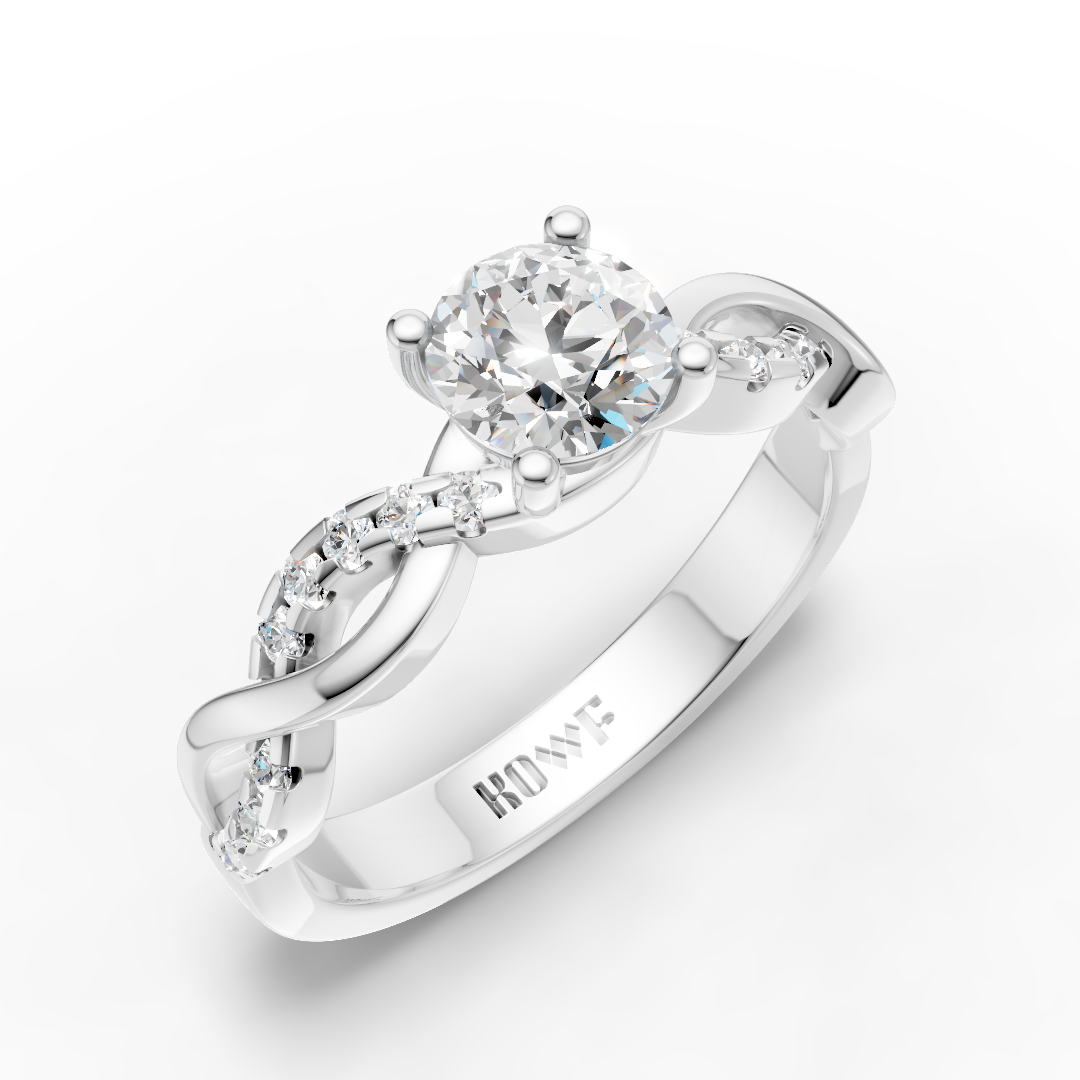 Timeless Sparkle with a Modern Touch Ring