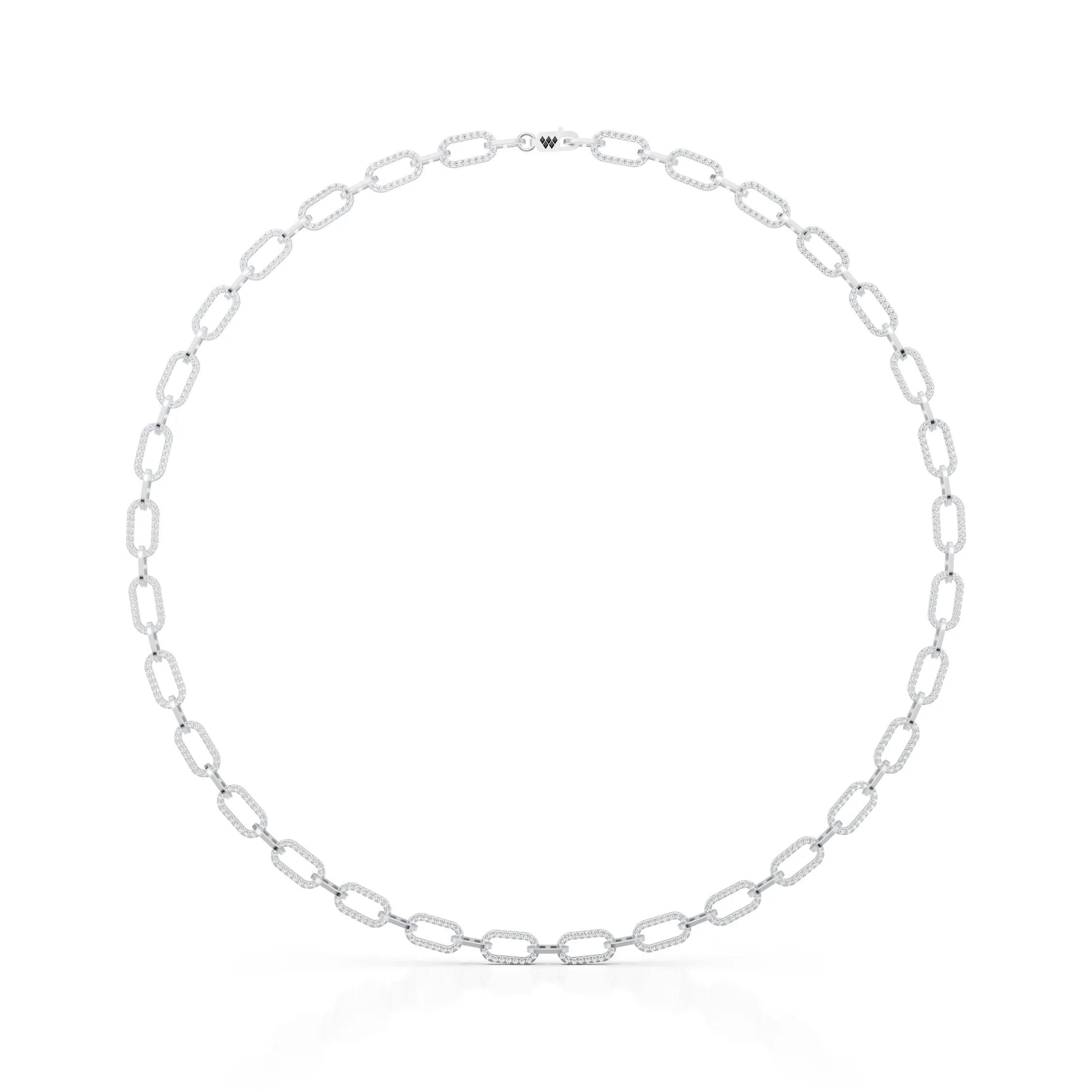 Pavé Open Link Chain