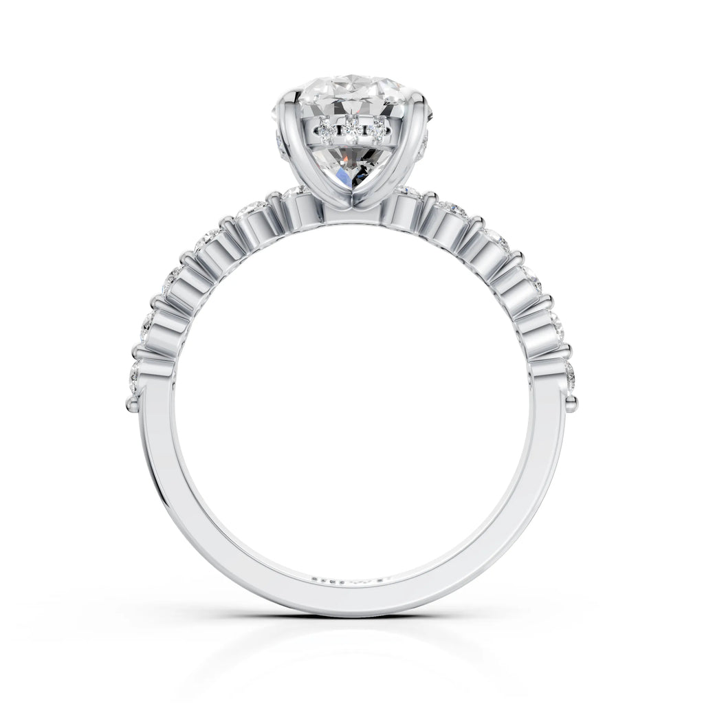 Designer Oval Solitaire Ring