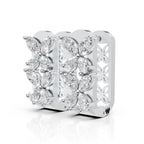 Diamond Blossom Hoops (1 Pair)
