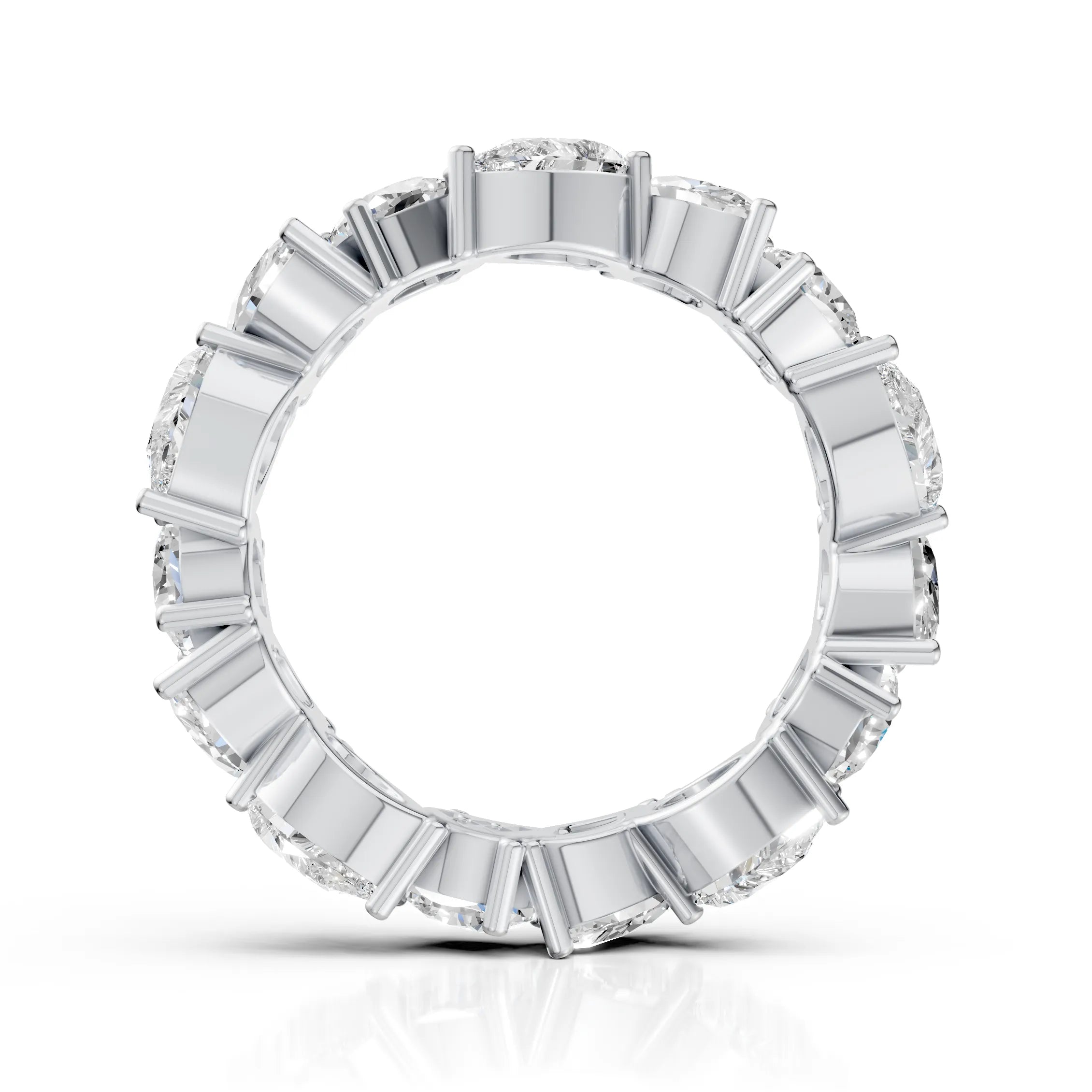 Luxury Multi-Shape Diamond Eternity Band