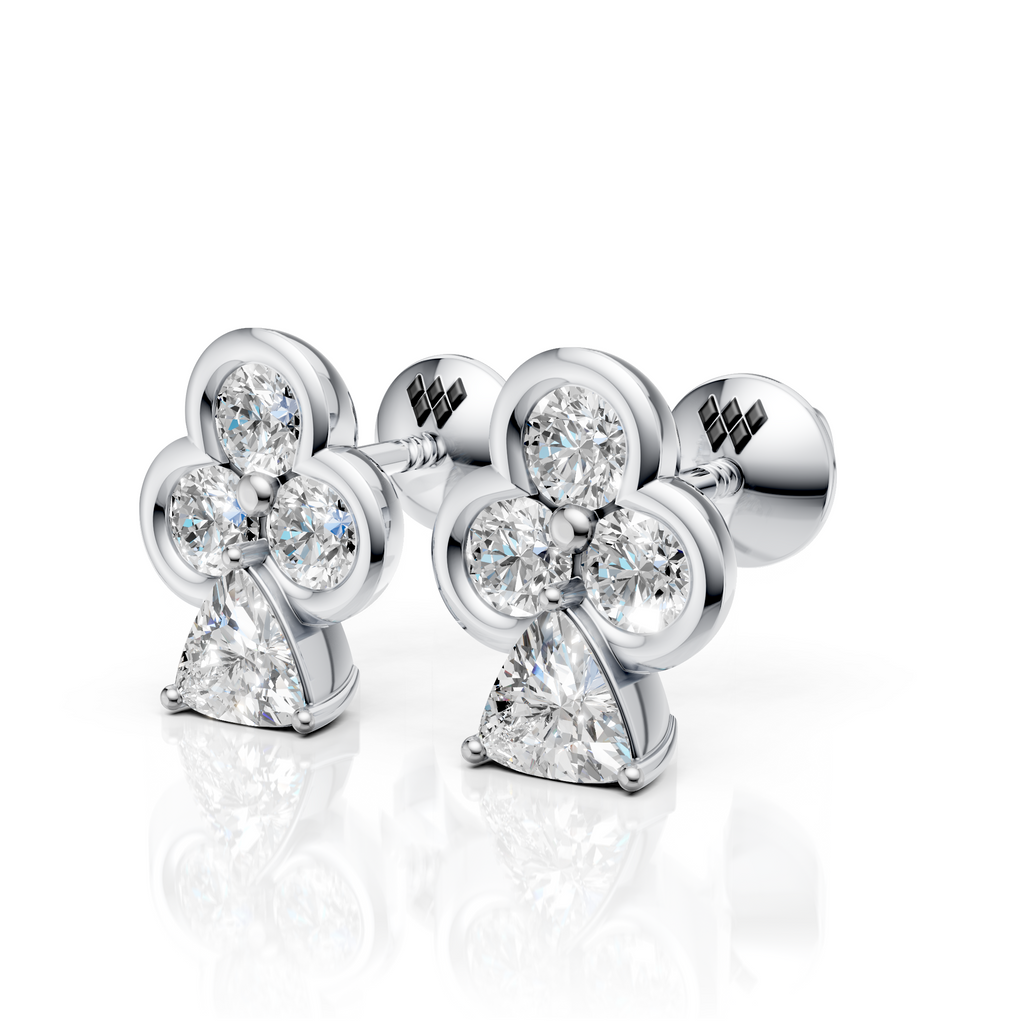 Trinity Trillion Earrings (1 Pair)
