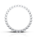 Luxury Ribbed Eternity Band