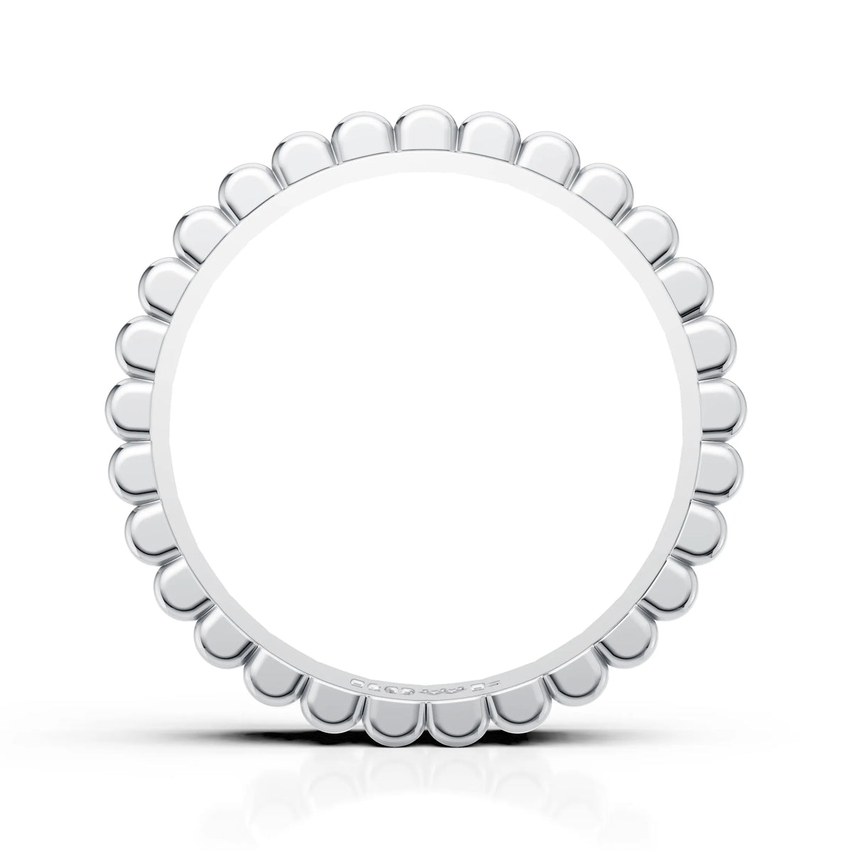 Luxury Ribbed Eternity Band