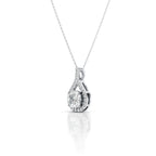 Solitaire Drop Spark Pendant