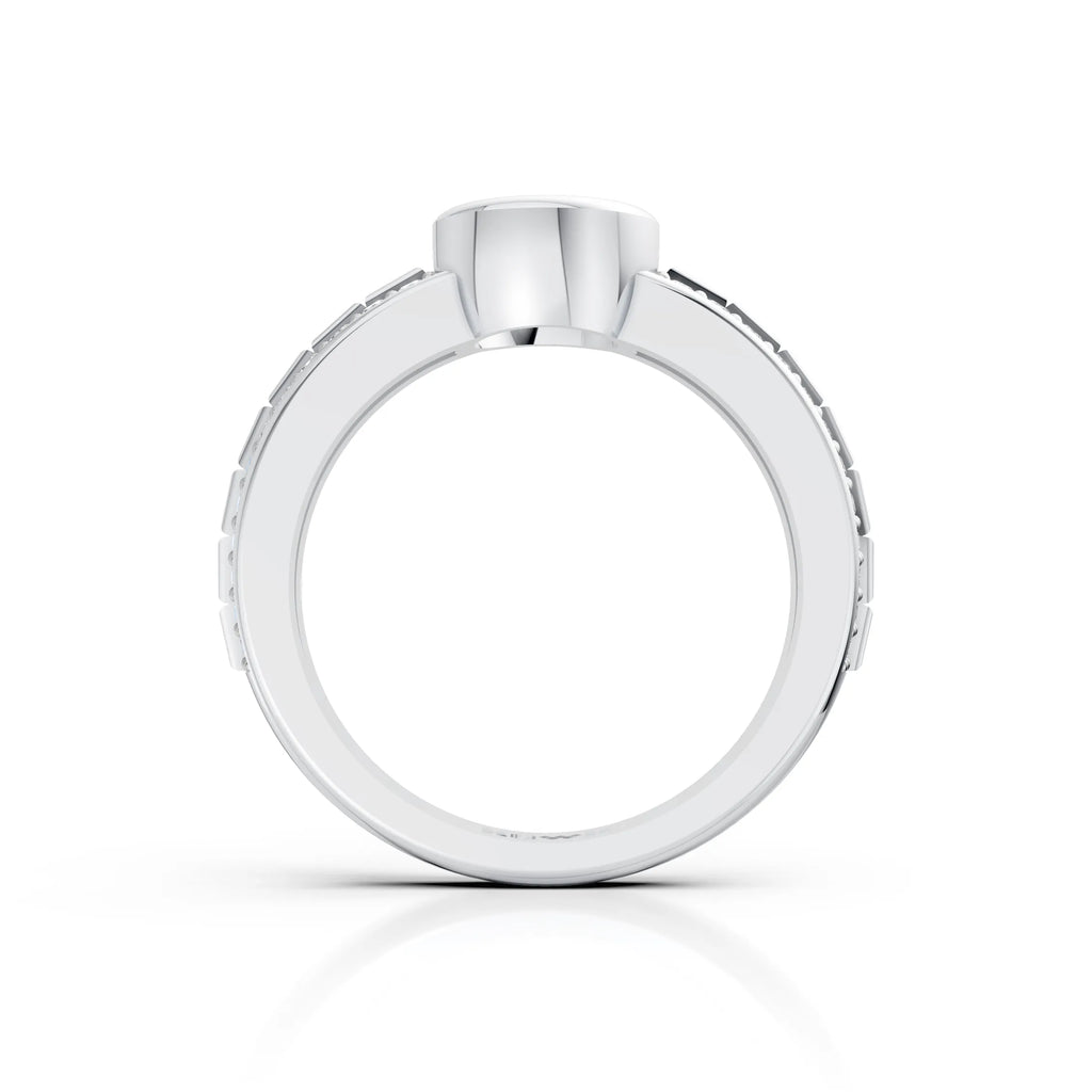 Halo Bezel Diamond Ring