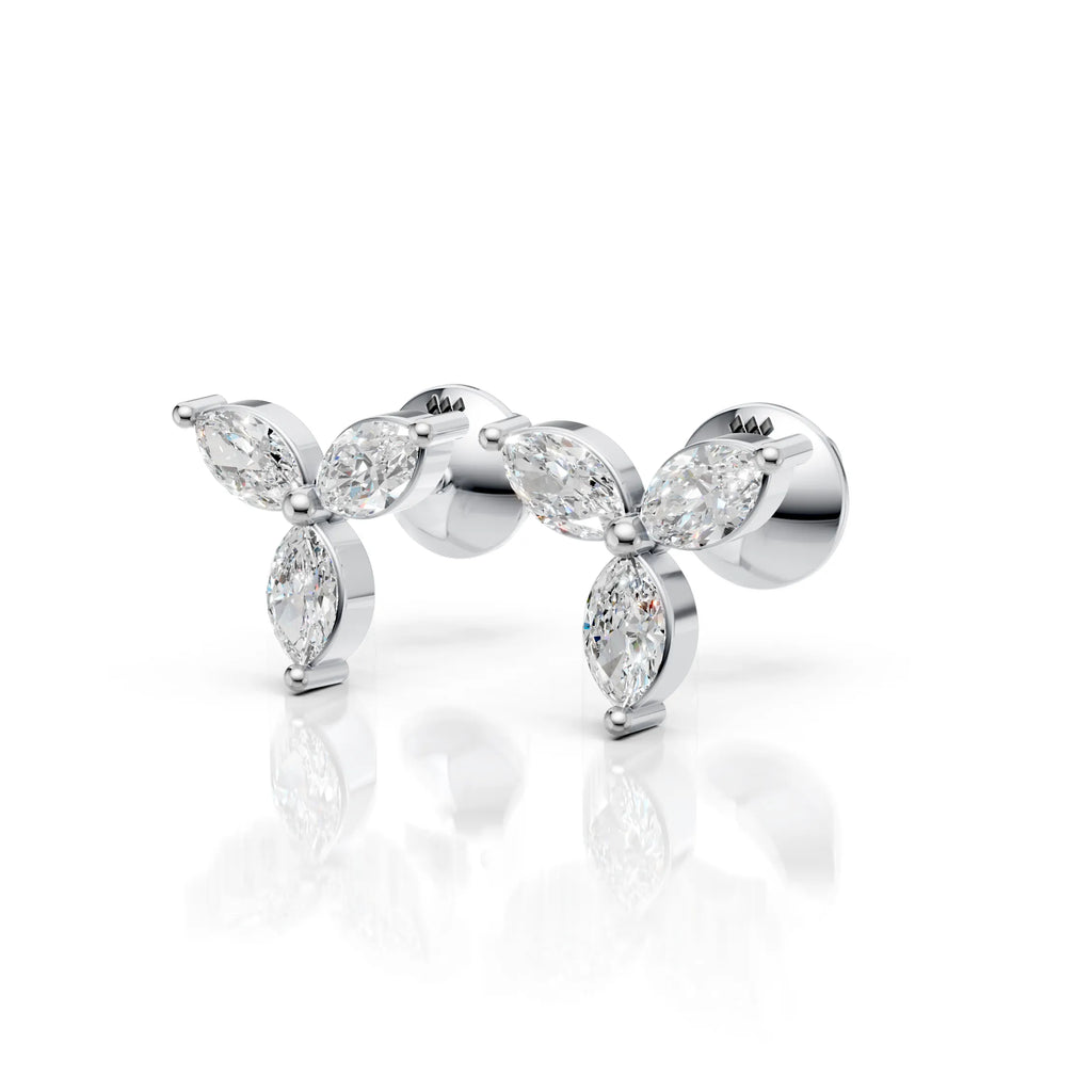 Royal Marquise Trio Earrings (1 Pair)
