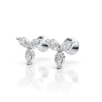 Royal Marquise Trio Earrings (1 Pair)