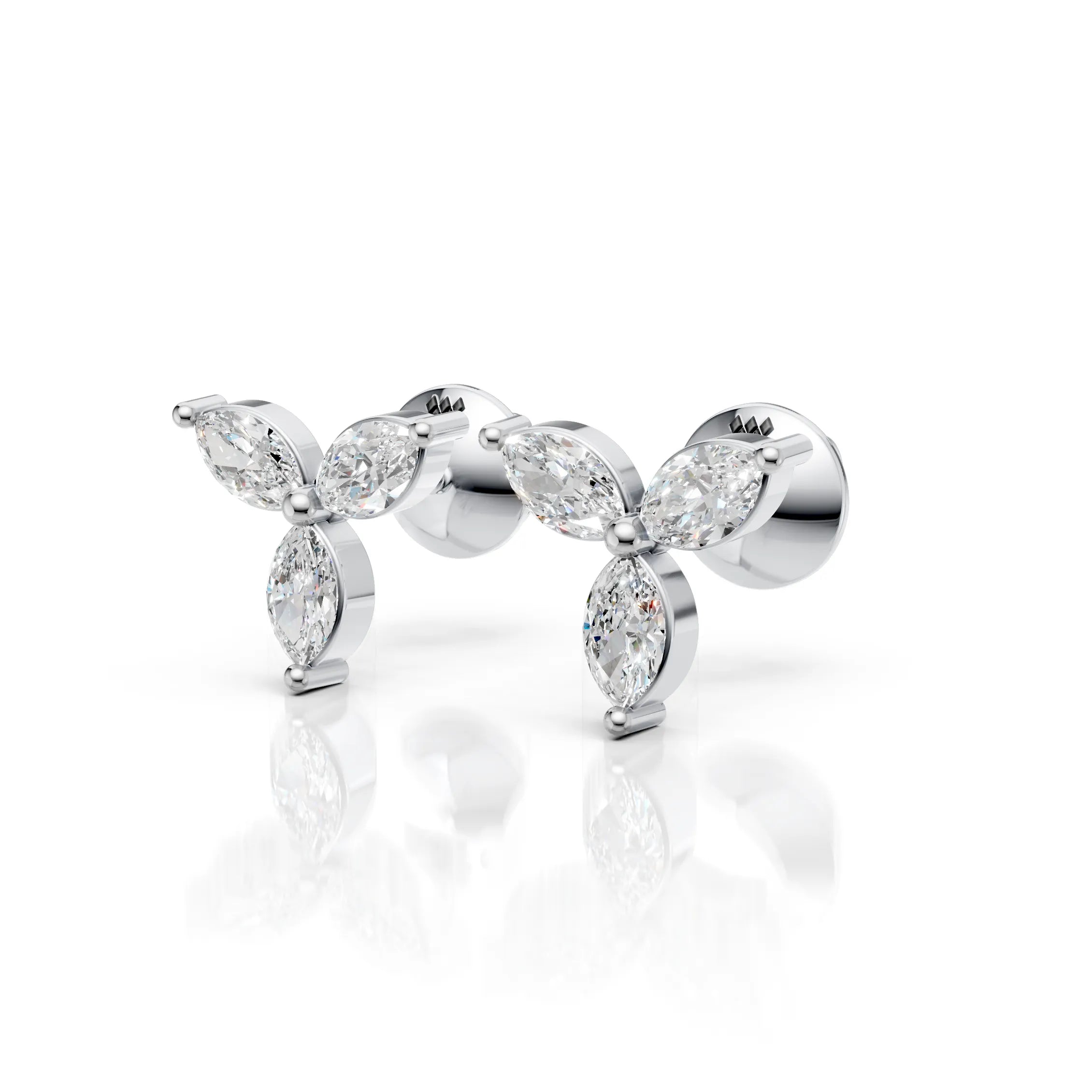 Royal Marquise Trio Earrings (1 Pair)