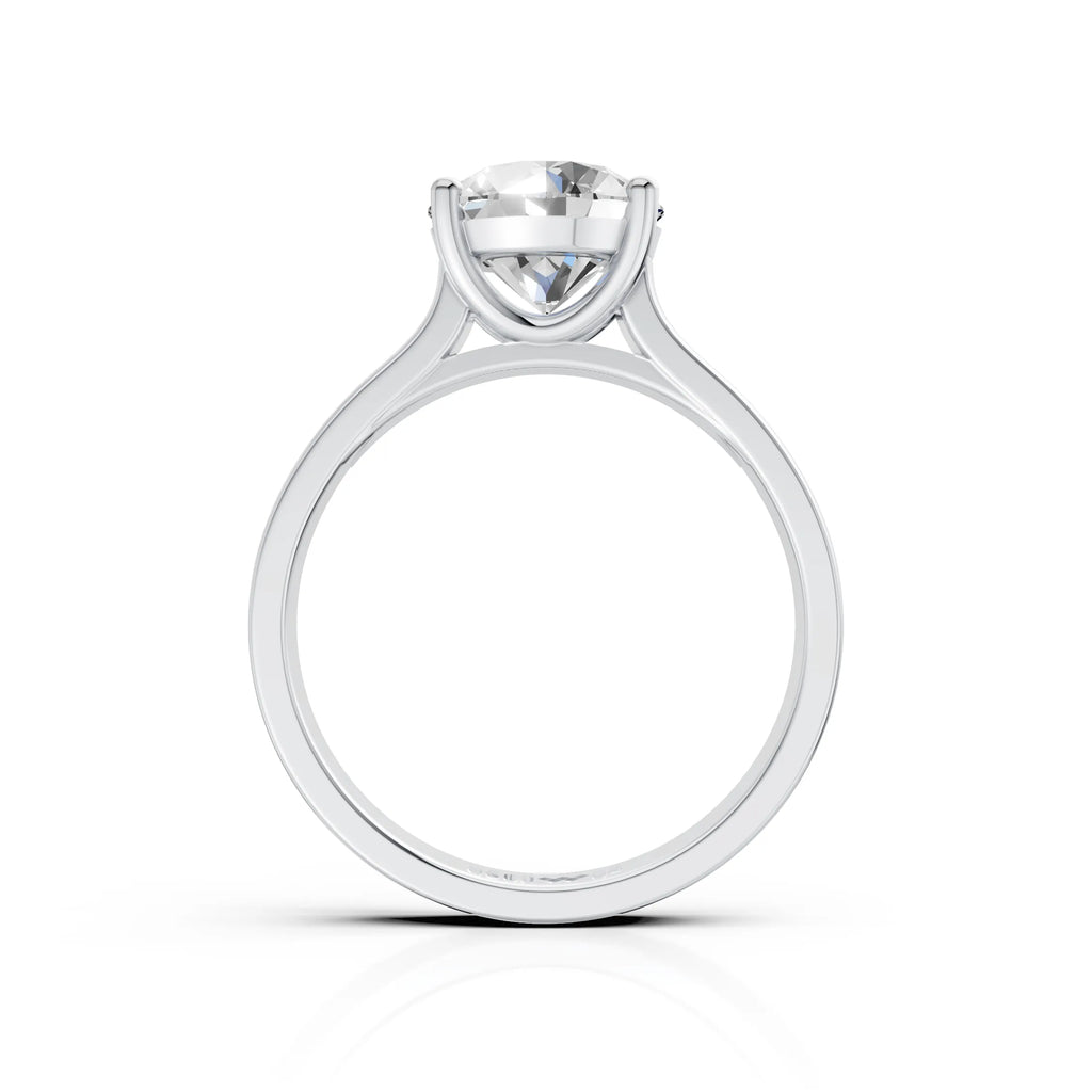 Classic Crown Solitaire Ring
