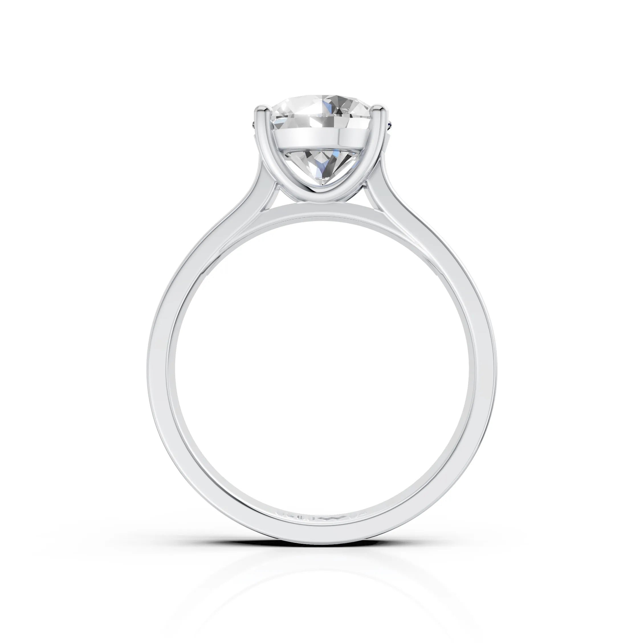 Classic Crown Solitaire Ring