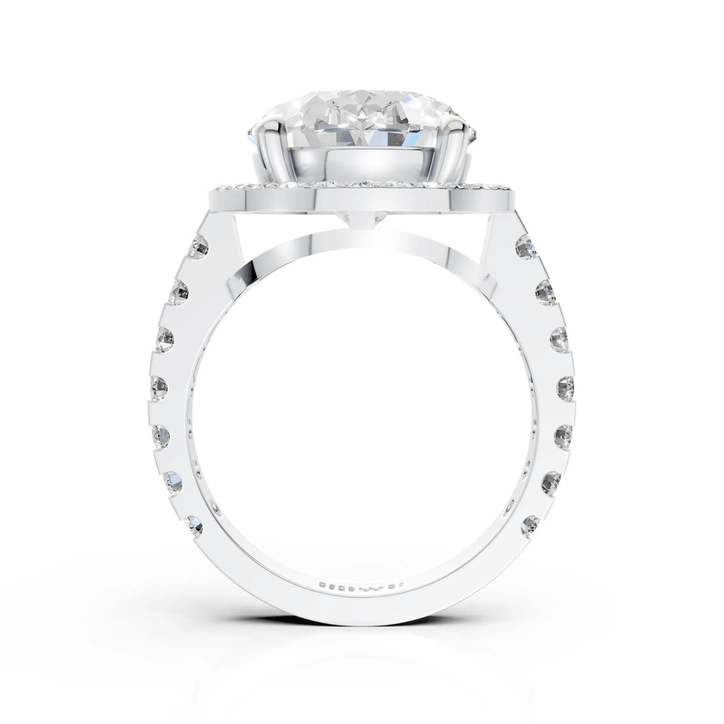 Oval Cut Diamond Statement Ring