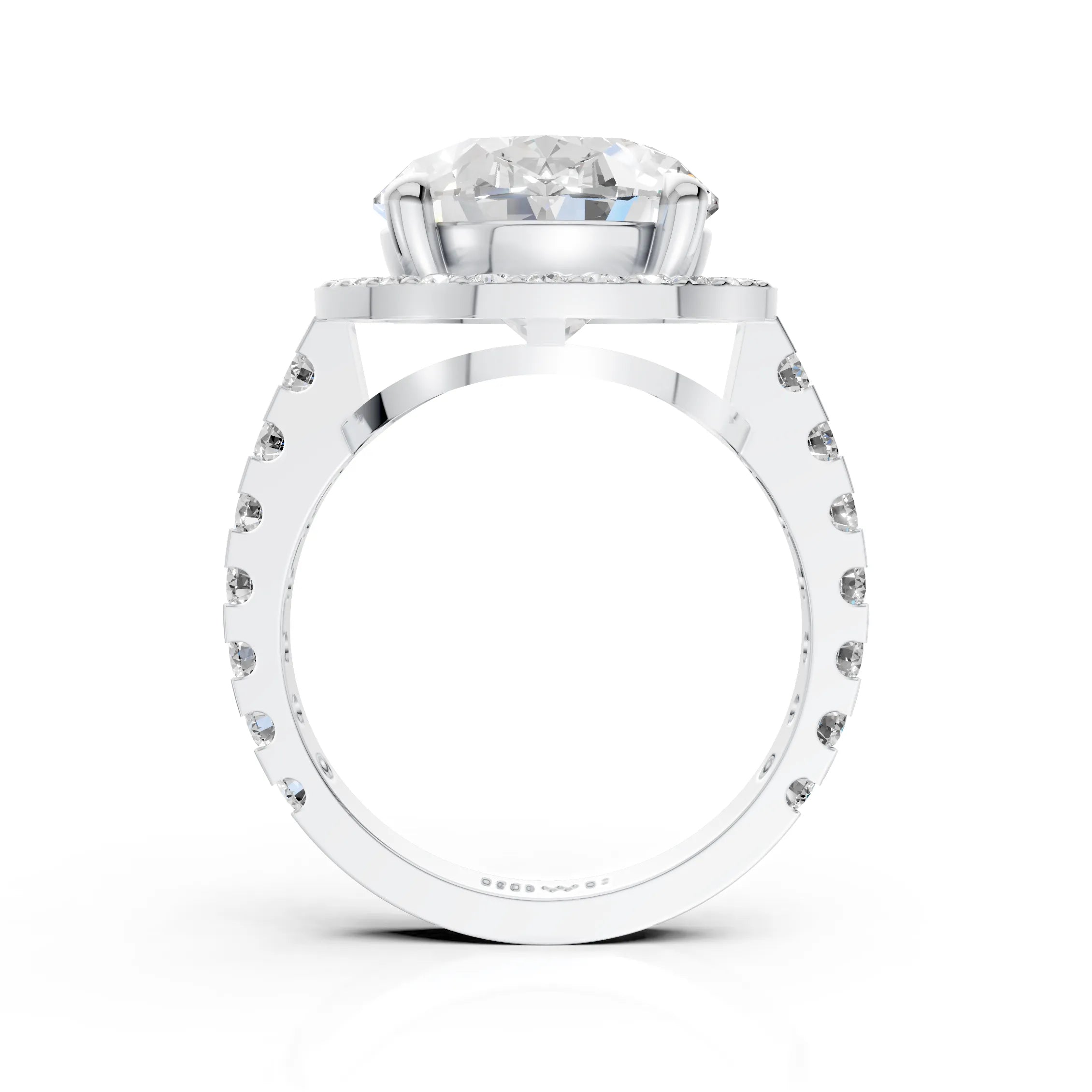 Oval Cut Diamond Statement Ring