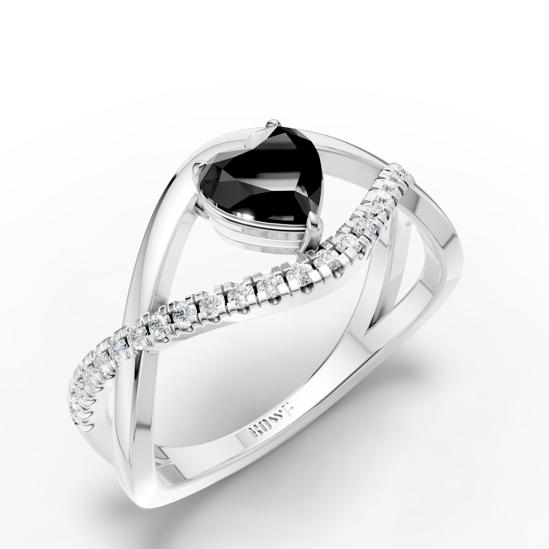Black Heart Ring