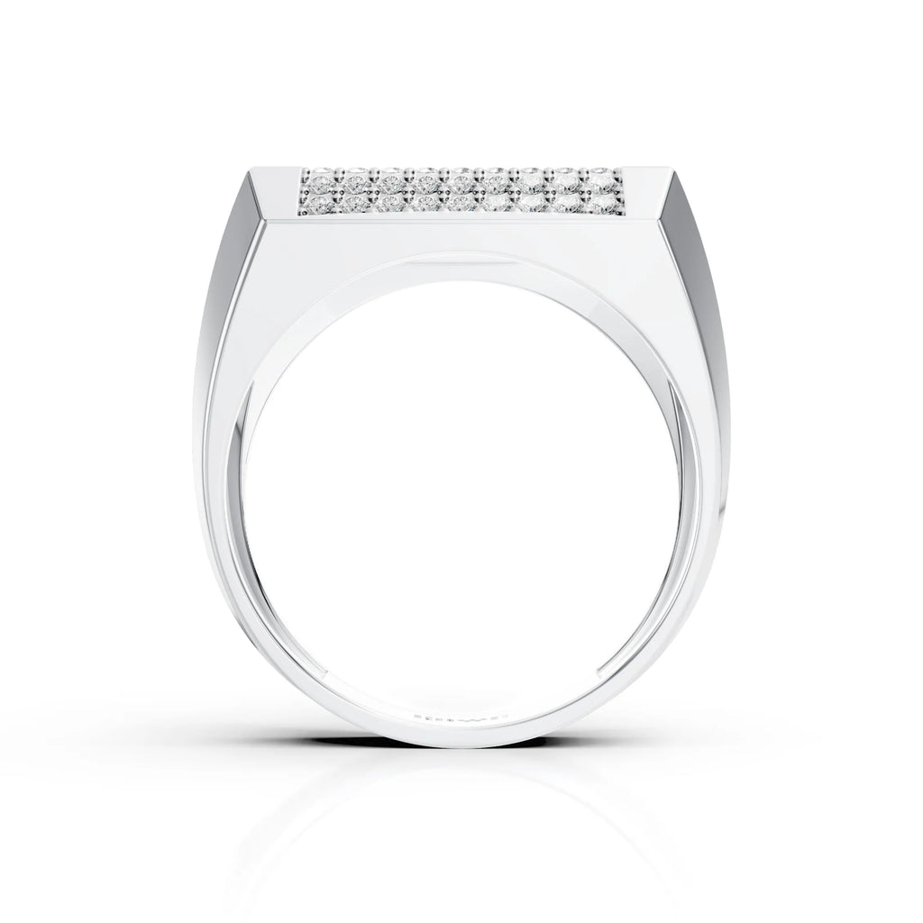 Diamond Grid Ring