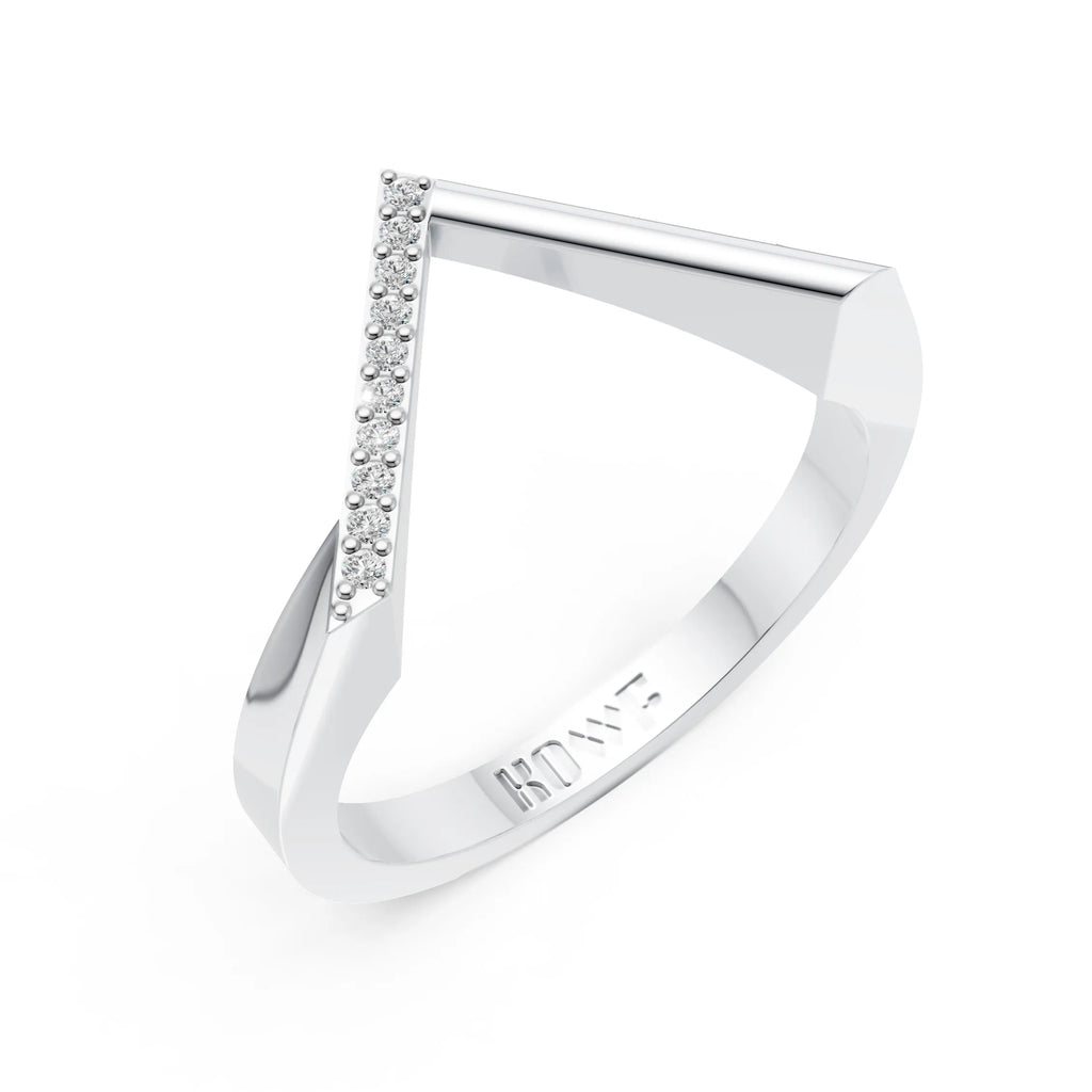 Prism Triangle Diamond Ring