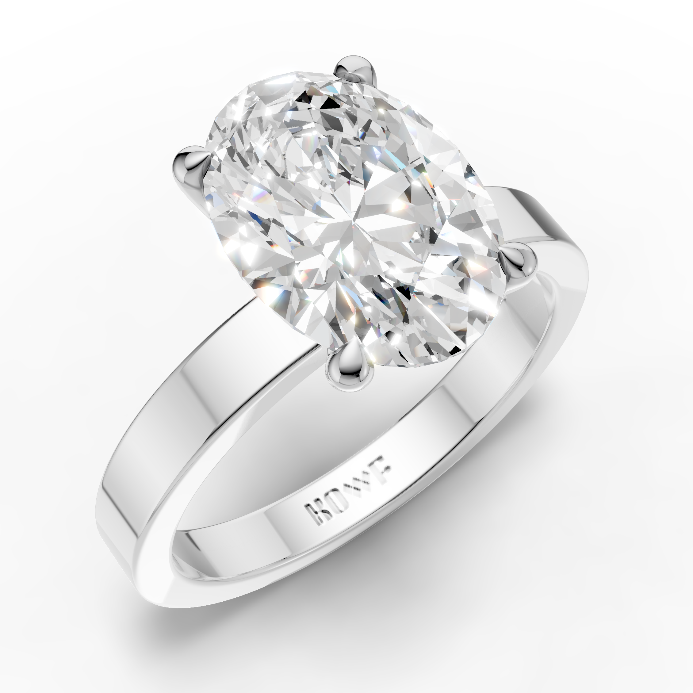 Oval-Cut Solitaire Ring