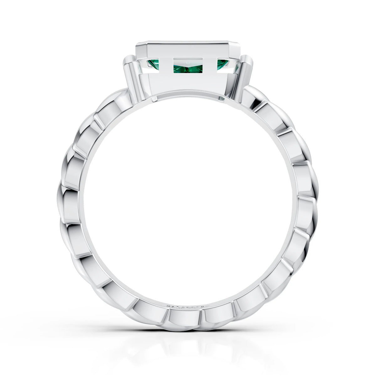 Designer Emerald Solitaire Ring
