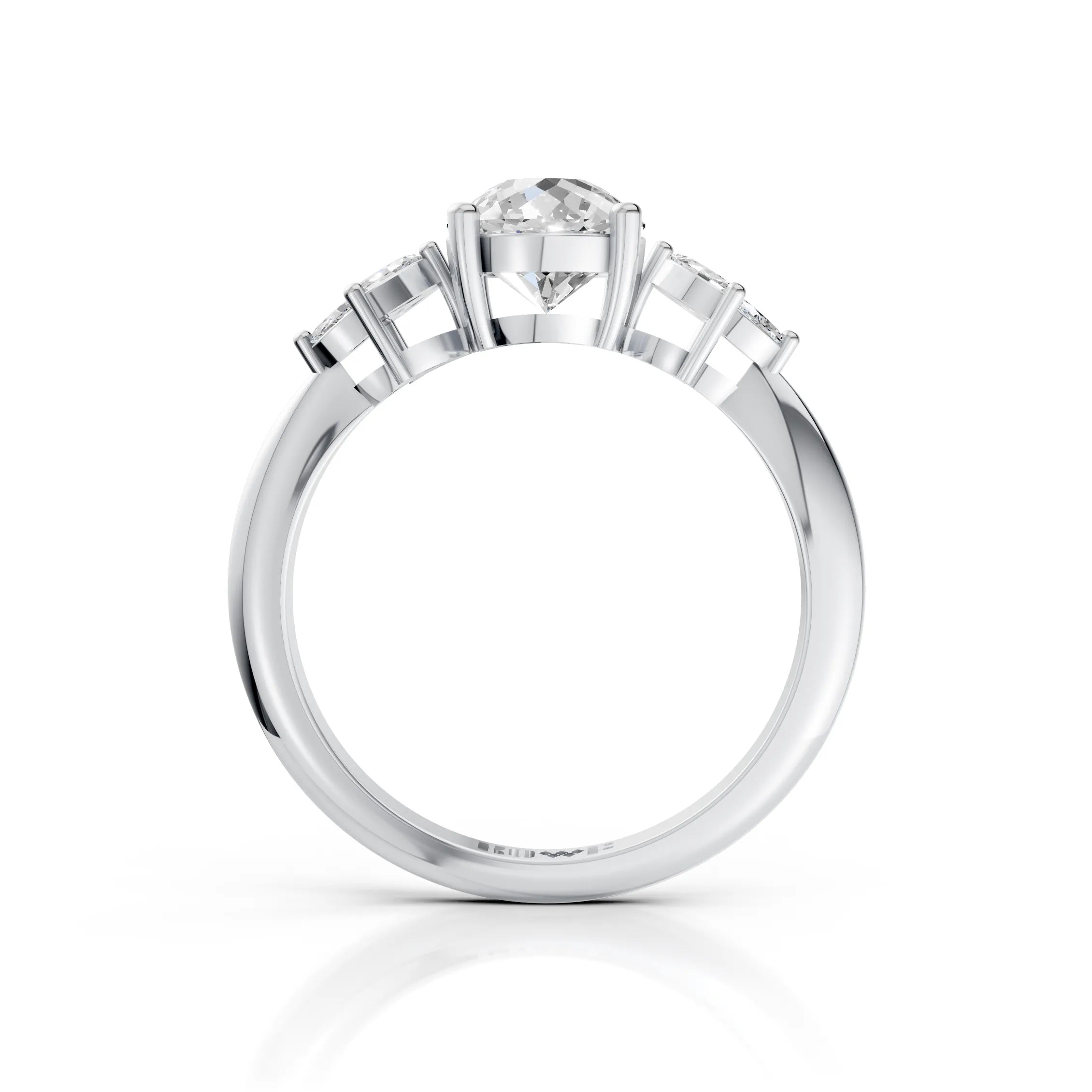 Portuguese Cut Engagement Ring