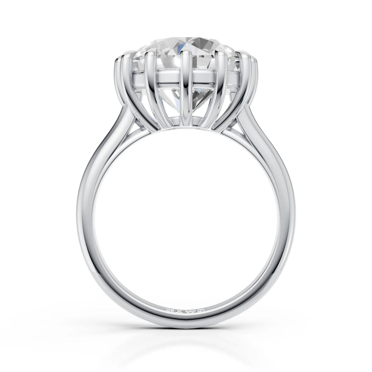 Royal Crown Solitaire Diamond Ring