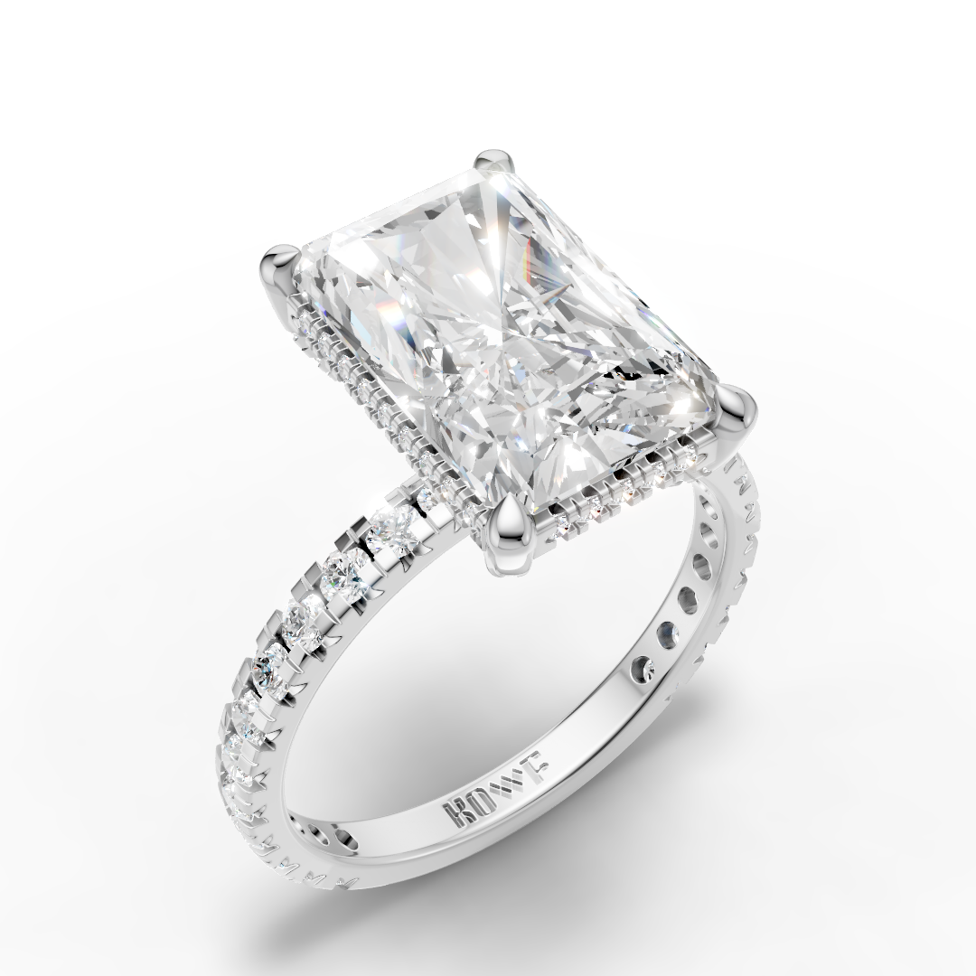 Radiant-Cut Diamond Ring