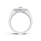 Architectural Gold Signet Ring