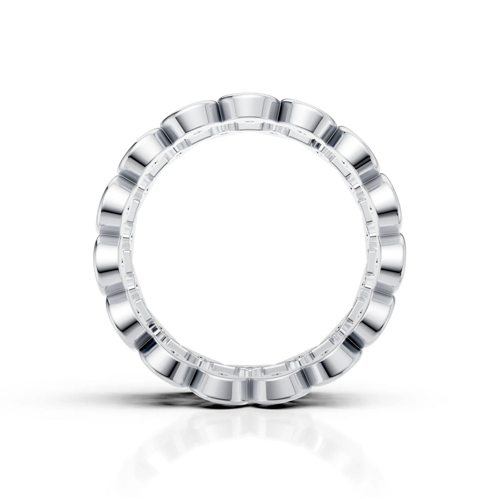 Diamond Infinity Wide Band Ring