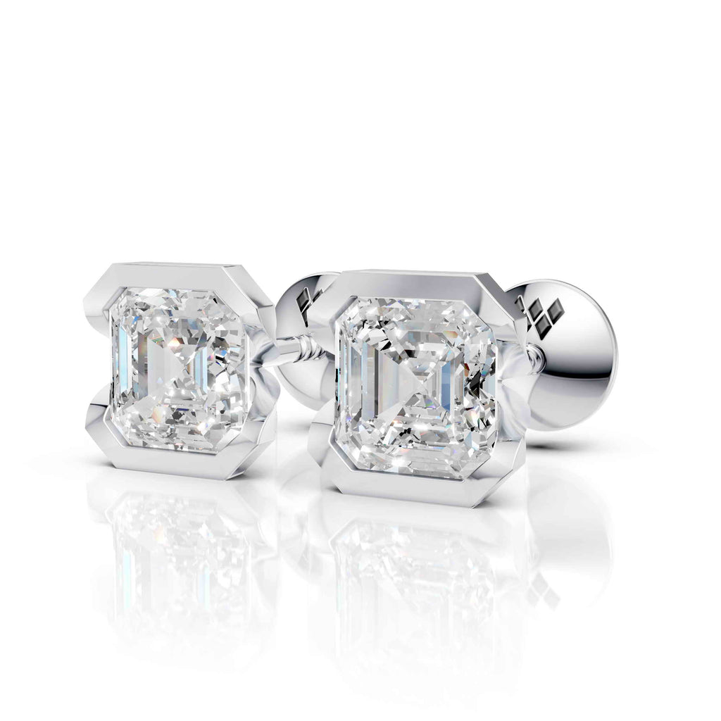 Asscher Vault Earring (1 Pair)