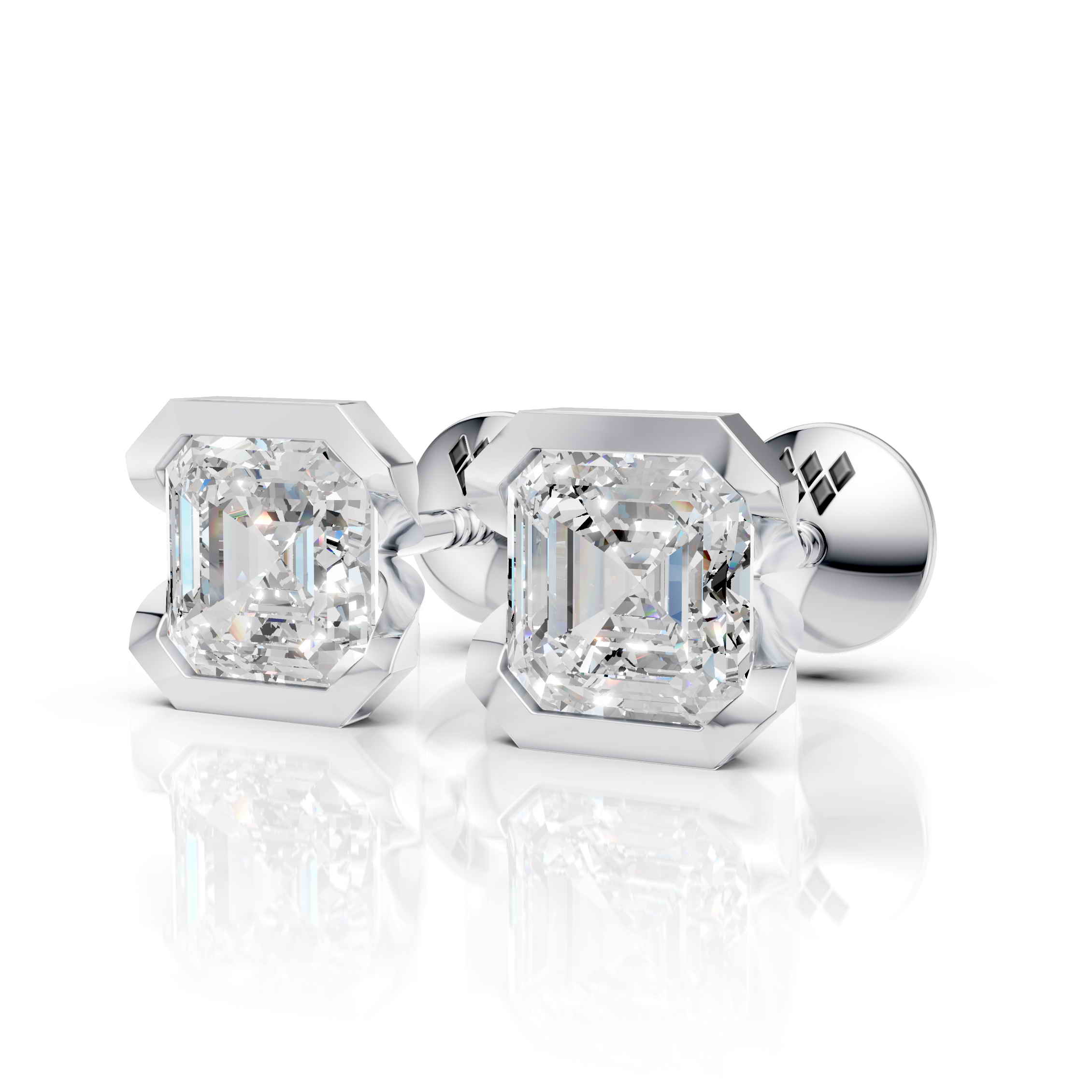 Asscher Vault Earring (1 Pair)