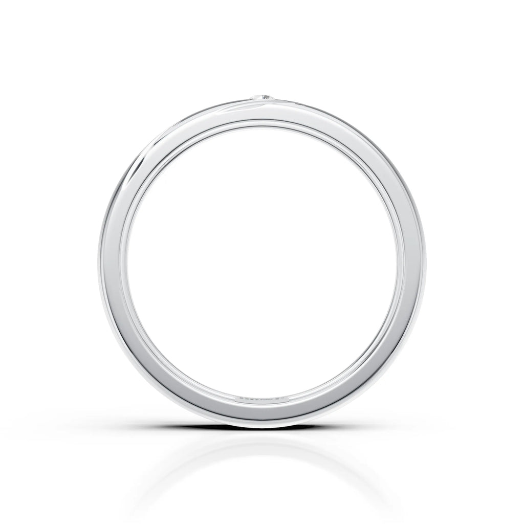 Round Solitaire Band Ring