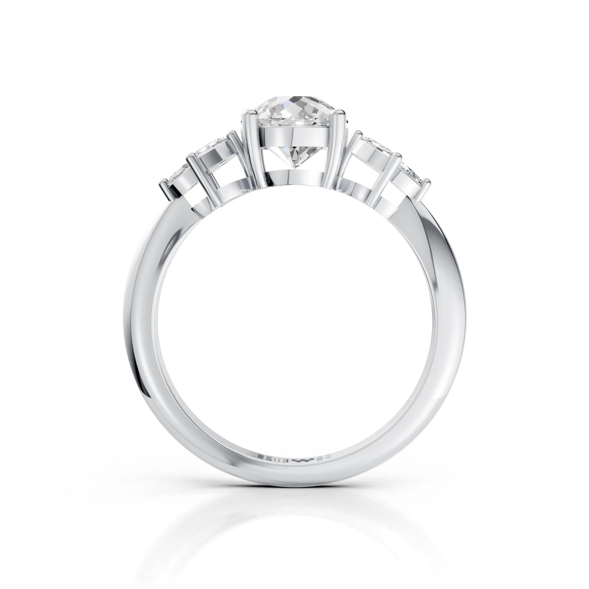 Portuguese Cut Engagement Ring