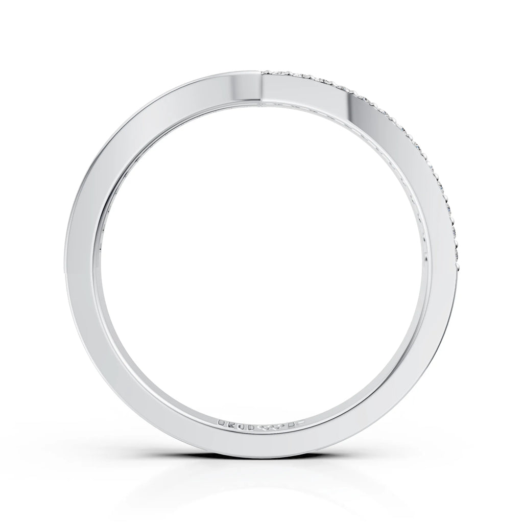 Minimalist V Shape Diamond Ring
