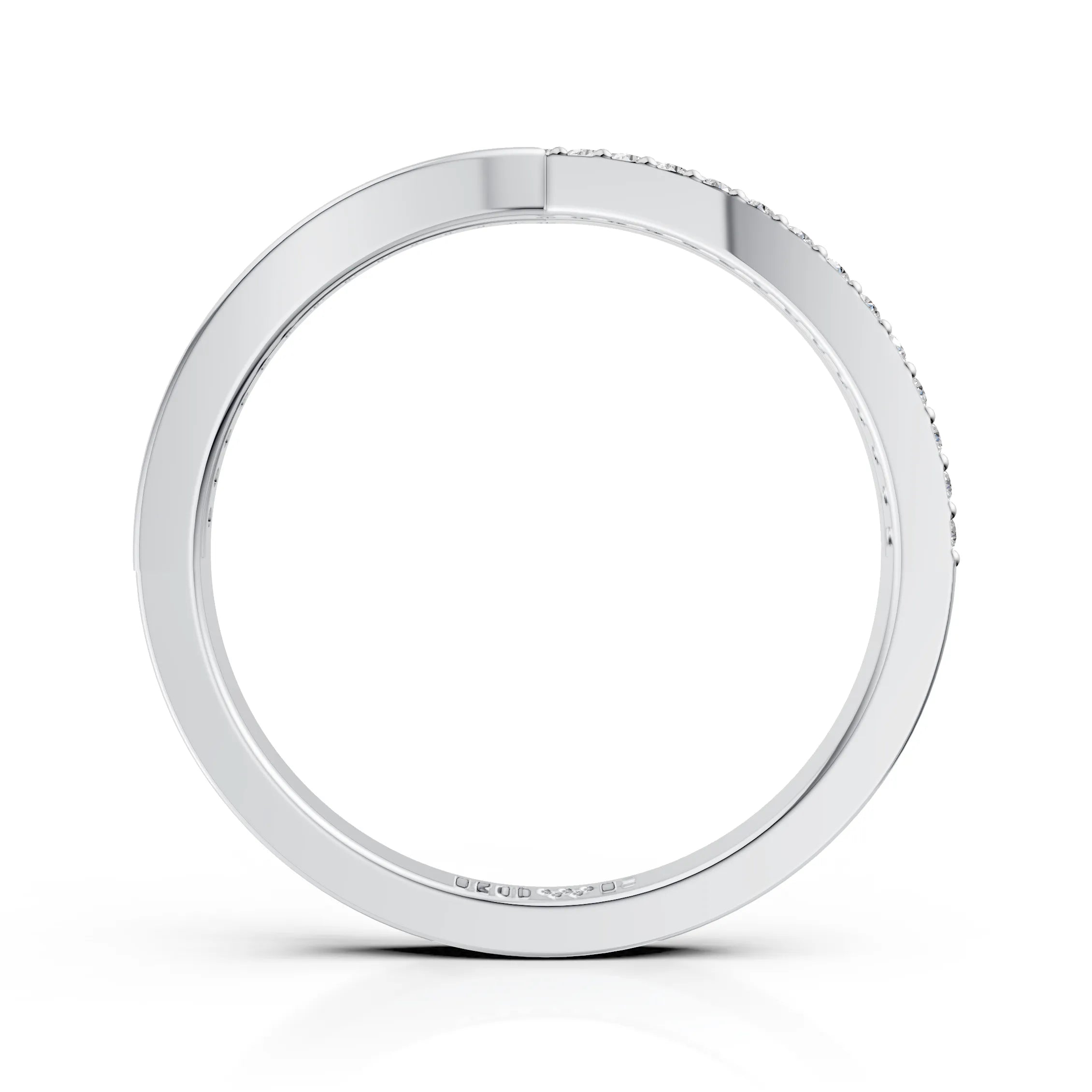 Minimalist V Shape Diamond Ring