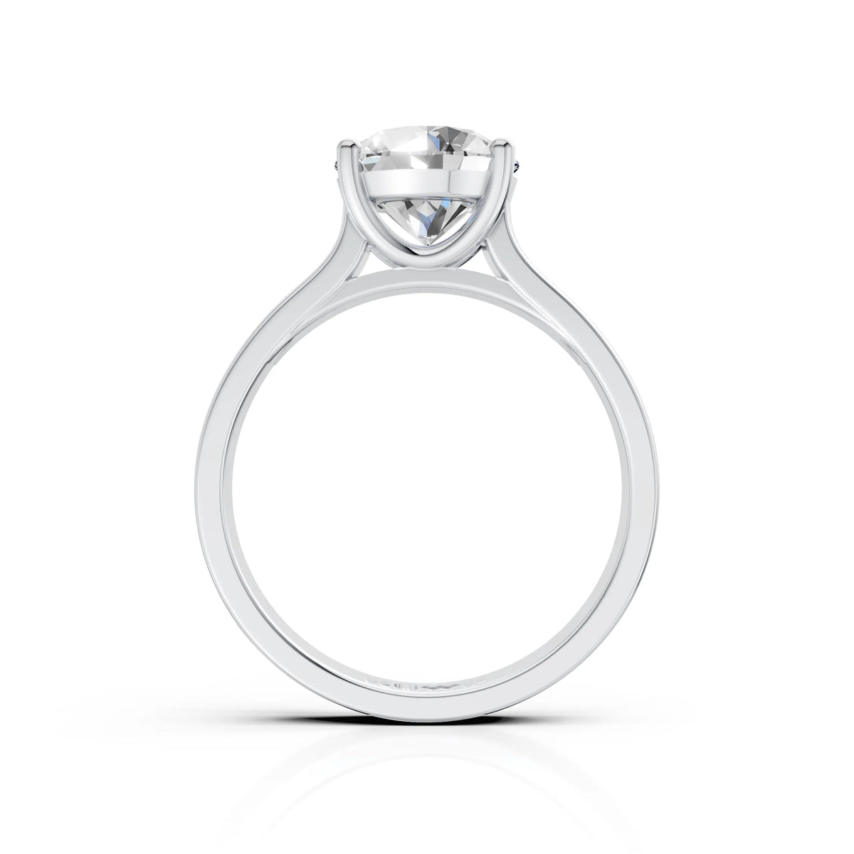 Classic Crown Solitaire Ring