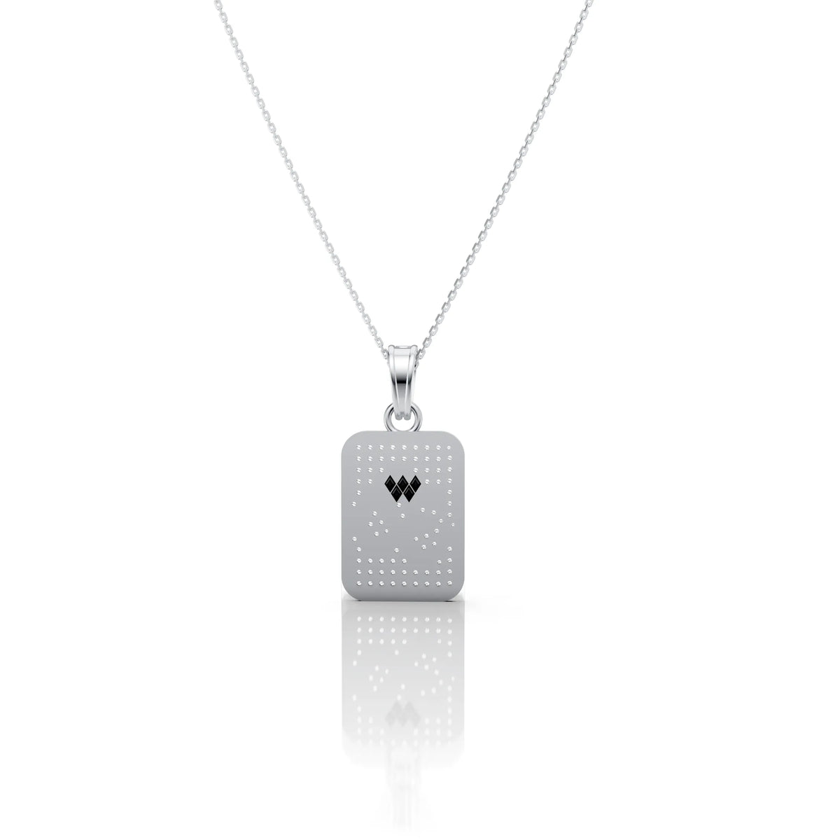 Om Pendant – Rectangular Spiritual Charm