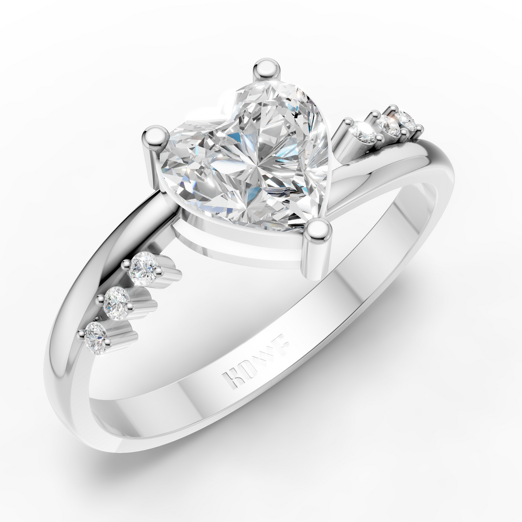 Sparkling Heart Ring