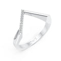 Prism Triangle Diamond Ring