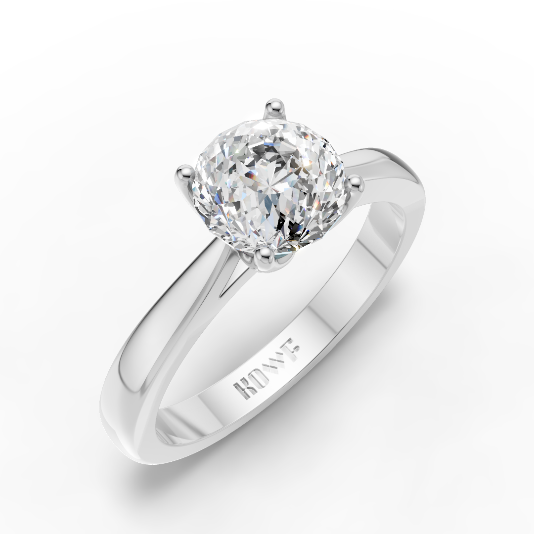 Portuguese Cut Solitaire Ring
