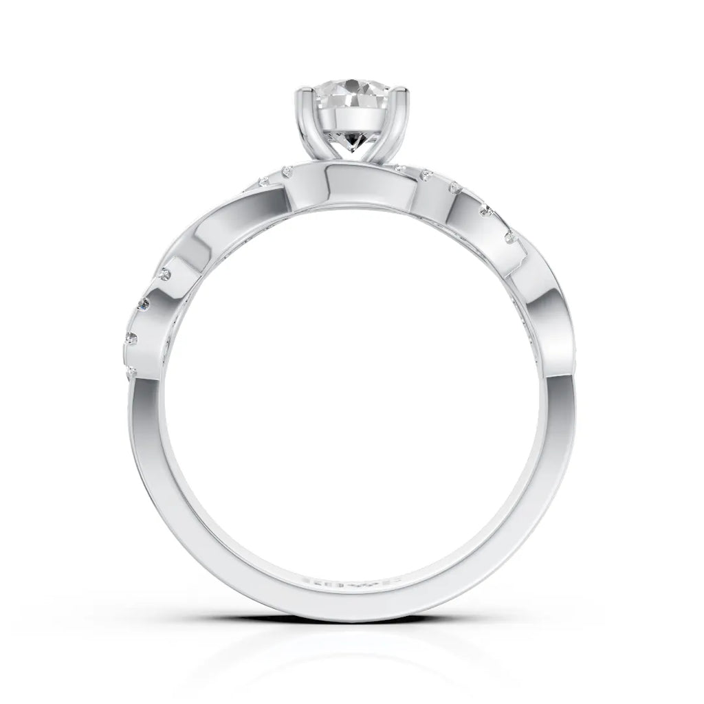Timeless Sparkle with a Modern Touch Ring