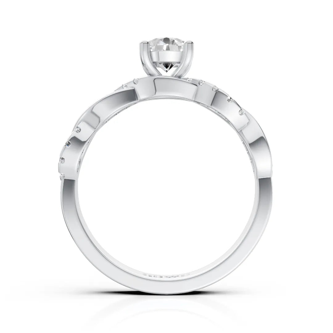 Timeless Sparkle with a Modern Touch Ring