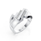 Crossline Diamond Band