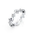 Diamond Wave Eternity Band Ring